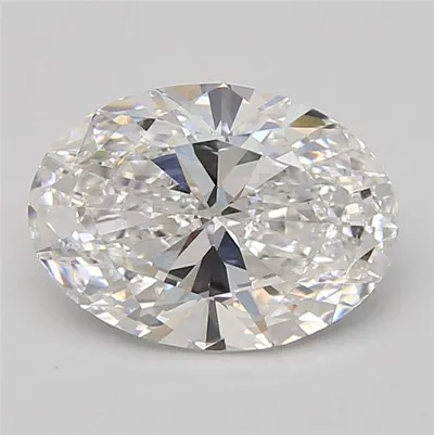 3.04ct E VS1 Rare Carat Ideal Cut Oval Lab Grown Diamond