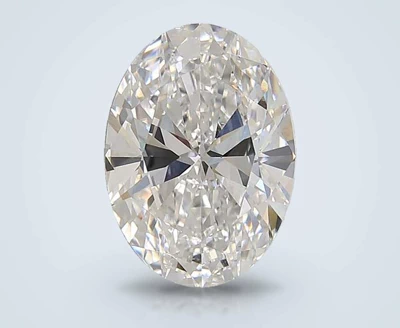 3.04ct E VS1 Rare Carat Ideal Cut Oval Lab Grown Diamond
