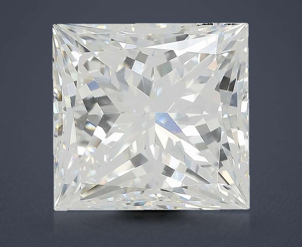 11.66ct F VS1 Very Good Cut Princess Lab Grown Diamond