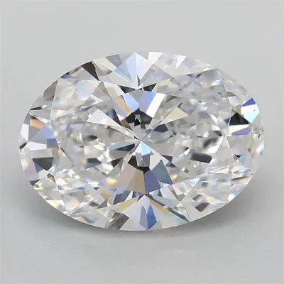 2.02ct D VS1 Rare Carat Ideal Cut Oval Lab Grown Diamond