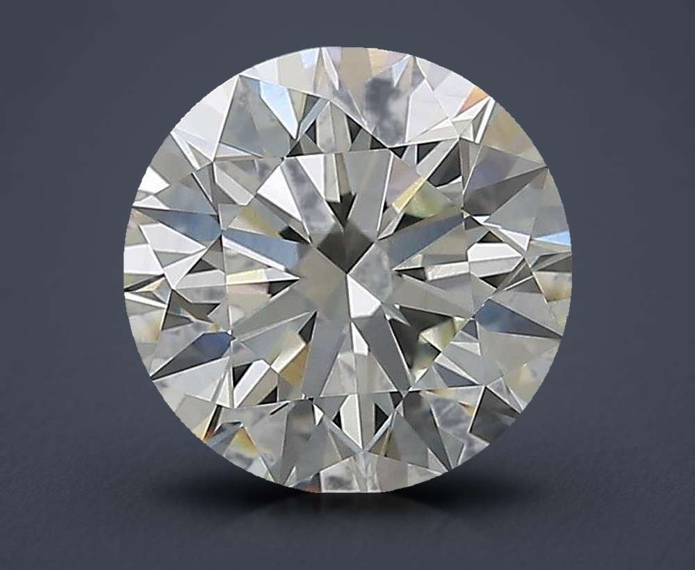2.29ct K VS2 Rare Carat Ideal Cut Round Diamond