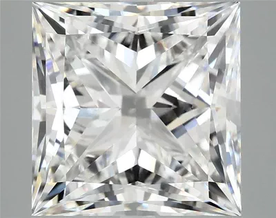 8.09ct E VVS2 Rare Carat Ideal Cut Princess Lab Grown Diamond