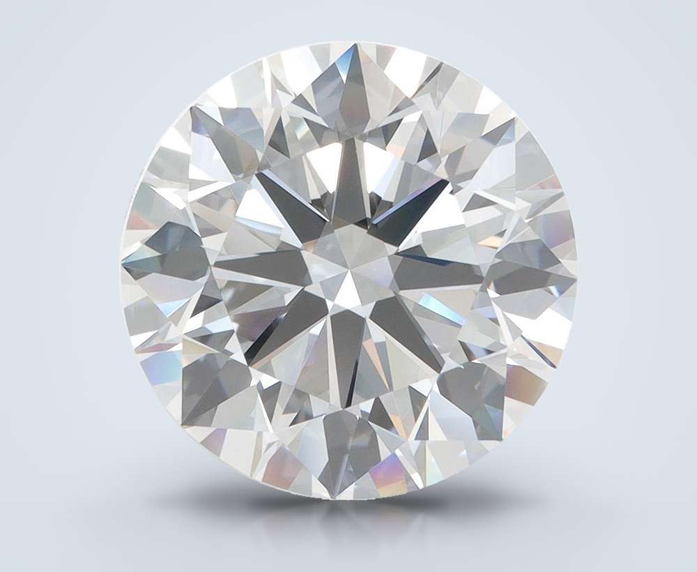 7.02ct E FL Rare Carat Ideal Cut Round Lab Grown Diamond