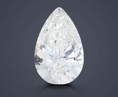 3.51ct E VS2 Rare Carat Ideal Cut Pear Lab Grown Diamond