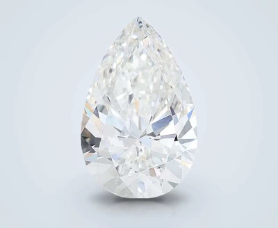 3.51ct E VS2 Rare Carat Ideal Cut Pear Lab Grown Diamond
