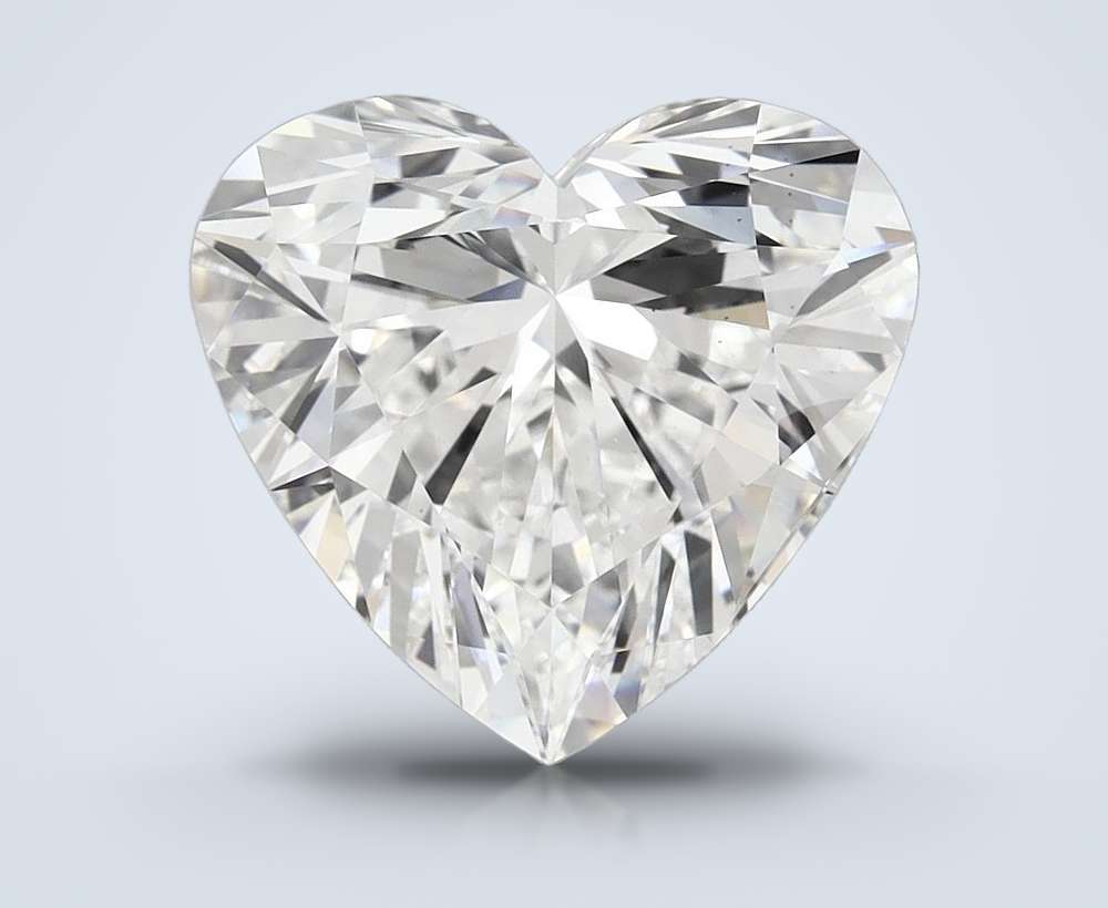 7.31ct E VS1 Rare Carat Ideal Cut Heart Lab Grown Diamond
