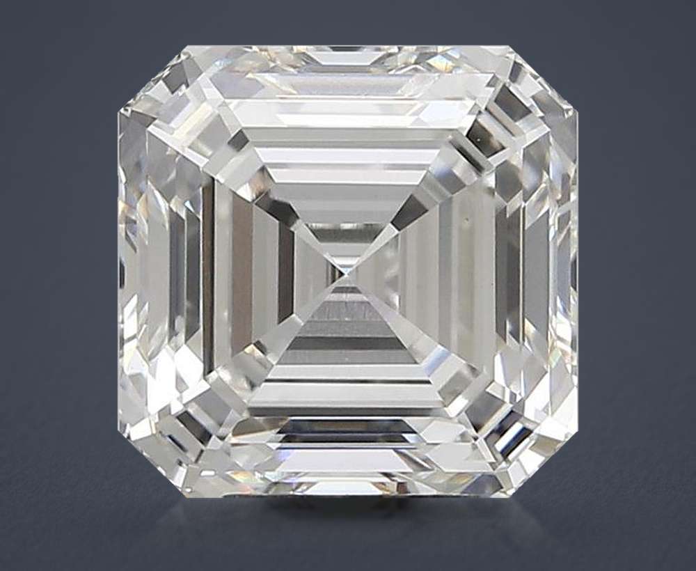 6.33ct G VS1 Rare Carat Ideal Cut Asscher Lab Grown Diamond