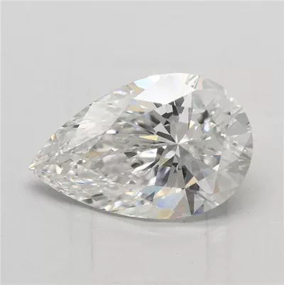 2.07ct F VVS2 Rare Carat Ideal Cut Pear Lab Grown Diamond