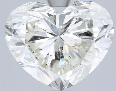 3.00ct J SI2 Rare Carat Ideal Cut Heart Diamond