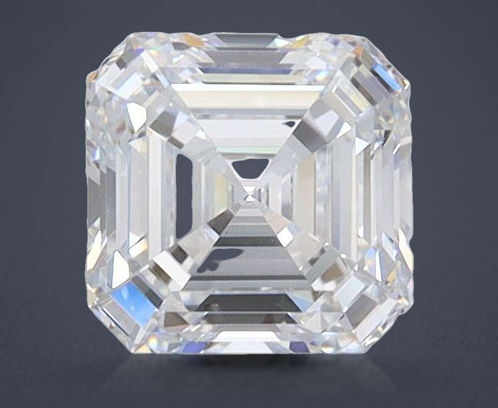 1.02ct D FL Rare Carat Ideal Cut Asscher Lab Grown Diamond