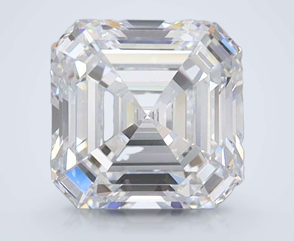 1.02ct D FL Rare Carat Ideal Cut Asscher Lab Grown Diamond