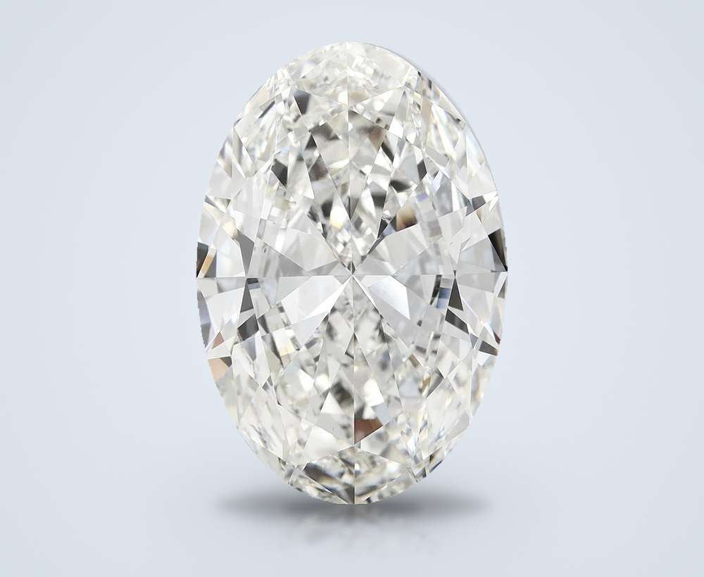 18.07ct H VVS2 Very Good Cut Oval Lab Grown Diamond