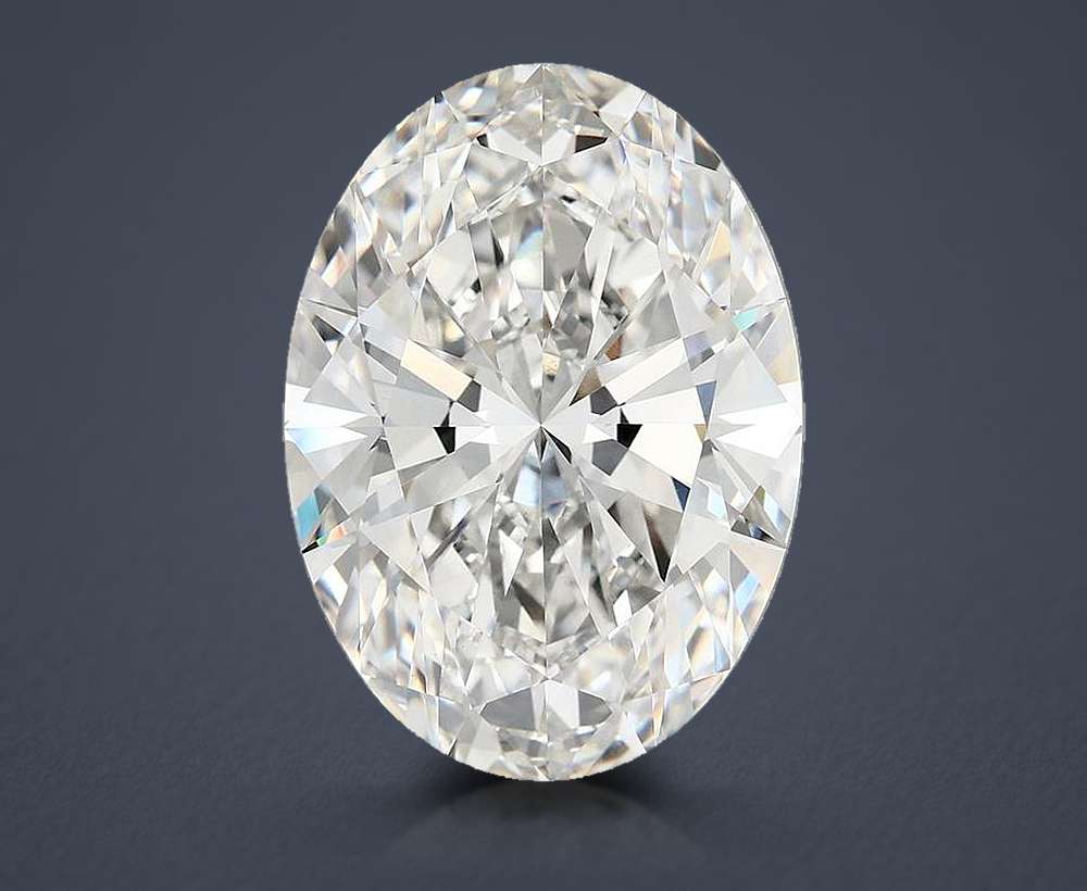 10.48ct F VVS2 Rare Carat Ideal Cut Oval Lab Grown Diamond