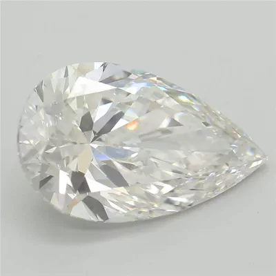 3.51ct F VS1 Rare Carat Ideal Cut Pear Lab Grown Diamond