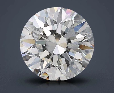5.03ct G SI1 Rare Carat Ideal Cut Round Diamond