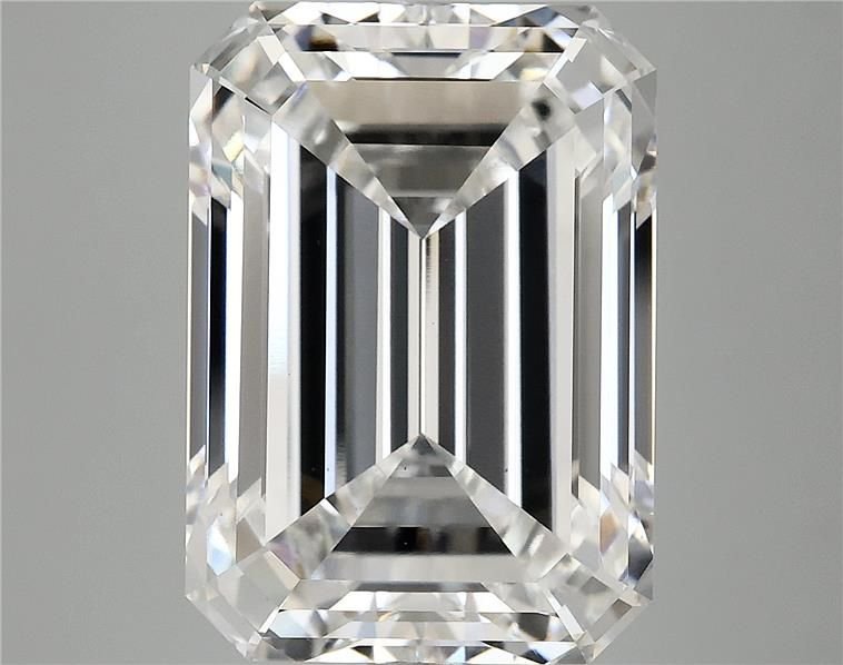 11.51ct F VS1 Excellent Cut Emerald Lab Grown Diamond