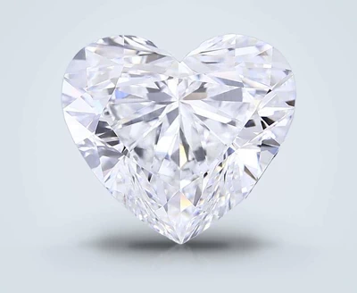 6.08ct E VVS2 Rare Carat Ideal Cut Heart Lab Grown Diamond