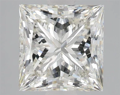 3.01ct H VS2 Rare Carat Ideal Cut Princess Lab Grown Diamond