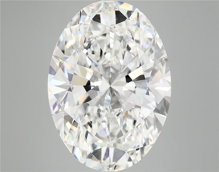 10.20ct F VVS2 Rare Carat Ideal Cut Oval Lab Grown Diamond