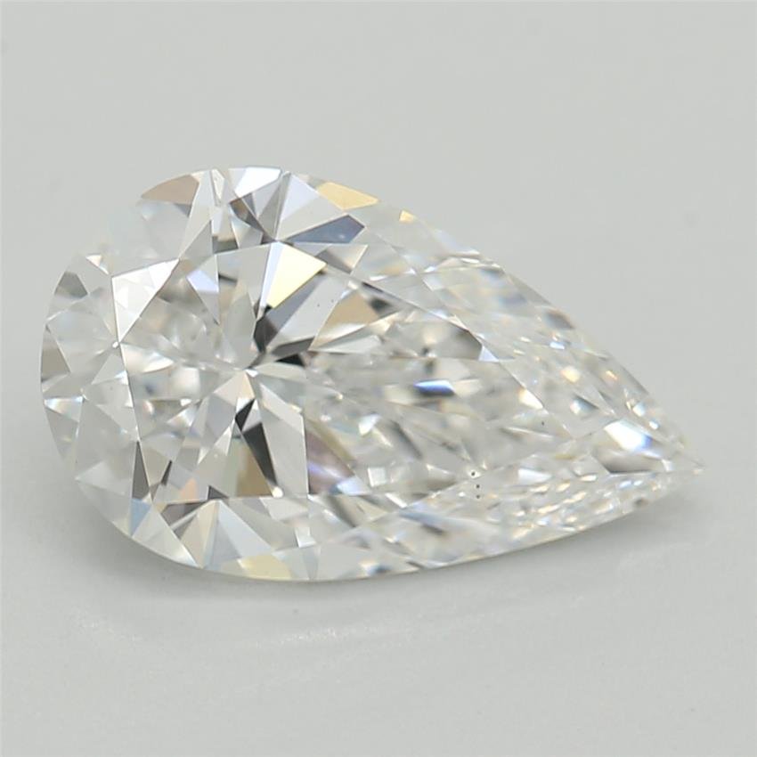 1.10ct D VS2 Rare Carat Ideal Cut Pear Lab Grown Diamond