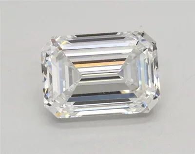 1.22ct F VVS2 Rare Carat Ideal Cut Emerald Lab Grown Diamond