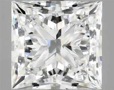 8.04ct F VVS2 Rare Carat Ideal Cut Princess Lab Grown Diamond