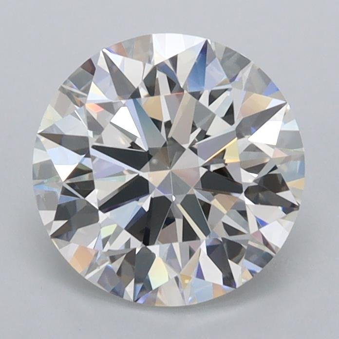 1.66ct E FL Rare Carat Ideal Cut Round Lab Grown Diamond