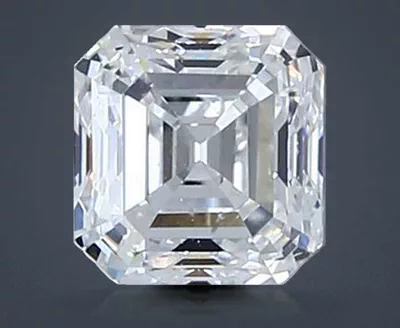 1.00ct D SI1 Very Good Cut Asscher Diamond