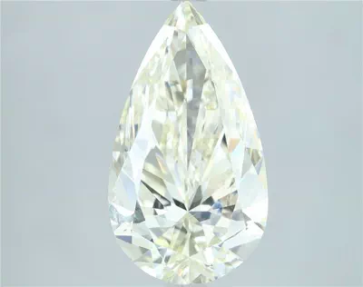 3.02ct K SI1 Rare Carat Ideal Cut Pear Diamond