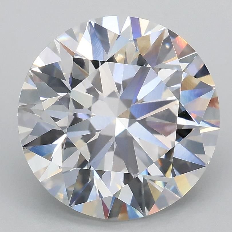 3.10ct E VVS2 Rare Carat Ideal Cut Round Lab Grown Diamond