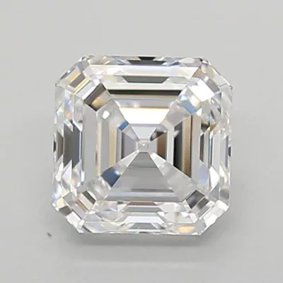 1.02ct D VVS2 Rare Carat Ideal Cut Asscher Lab Grown Diamond