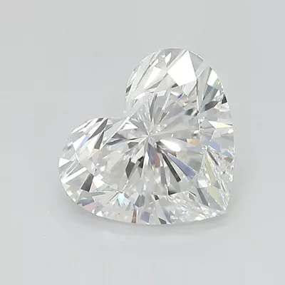 2.58ct D VS1 Rare Carat Ideal Cut Heart Lab Grown Diamond