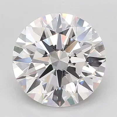 3.57ct D VVS2 Rare Carat Ideal Cut Round Lab Grown Diamond