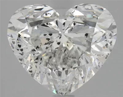 3.01ct F SI2 Rare Carat Ideal Cut Heart Diamond