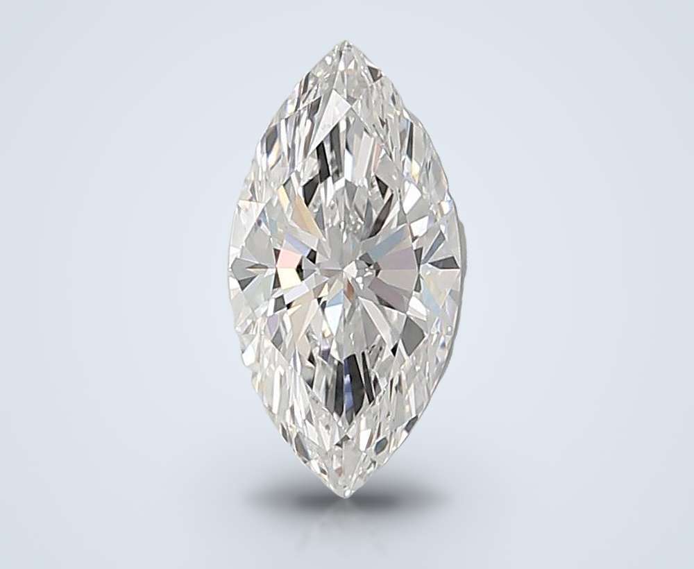 3.04ct F VVS2 Rare Carat Ideal Cut Marquise Lab Grown Diamond