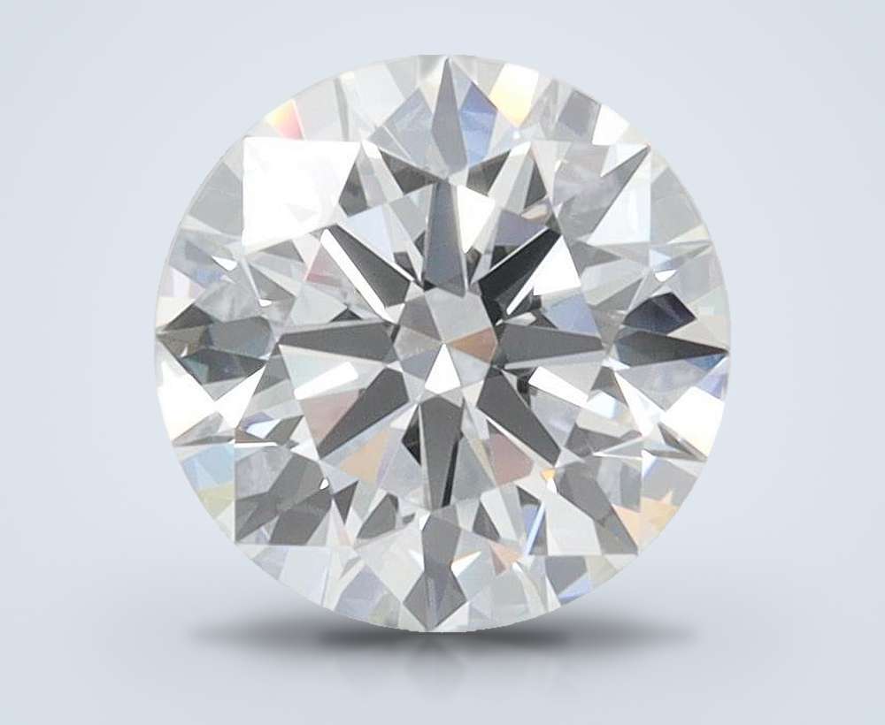 1.51ct D FL Rare Carat Ideal Cut Round Lab Grown Diamond