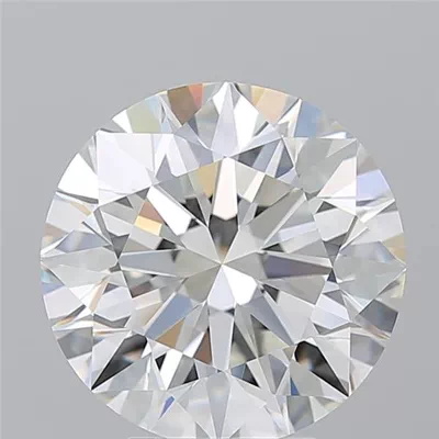 5.70ct H IF Rare Carat Ideal Cut Round Diamond