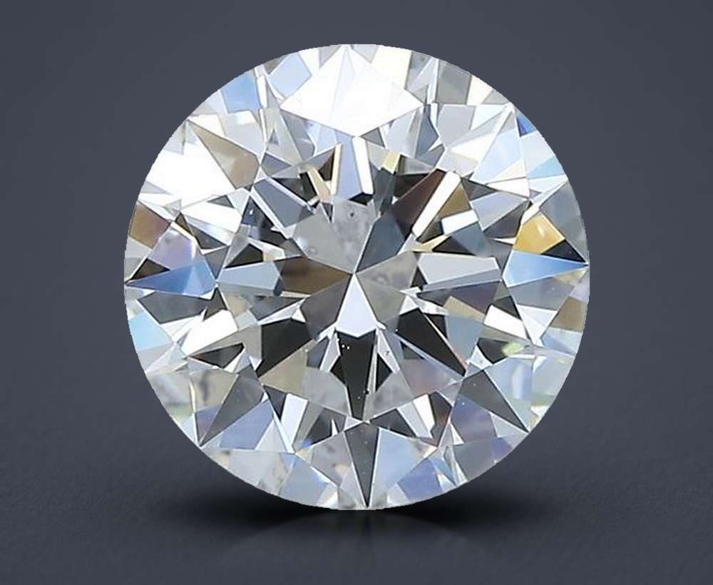 1.94ct H VS2 Rare Carat Ideal Cut Round Diamond