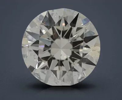 7.03ct J SI2 Rare Carat Ideal Cut Round Diamond