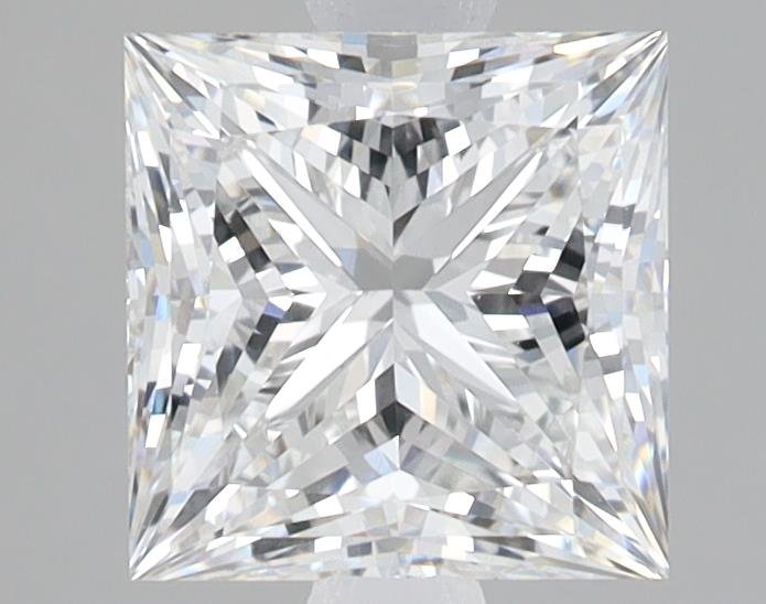 2.00ct E VVS2 Rare Carat Ideal Cut Princess Lab Grown Diamond
