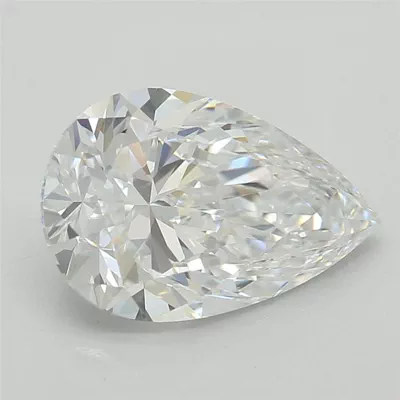 1.34ct D VS1 Rare Carat Ideal Cut Pear Lab Grown Diamond