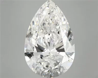 11.14ct F VVS2 Rare Carat Ideal Cut Pear Lab Grown Diamond