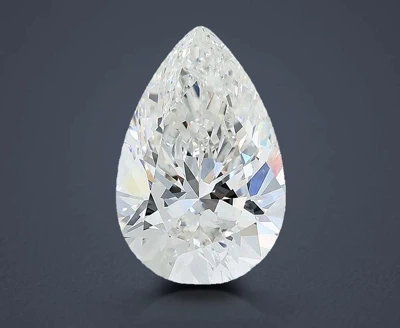 4.25ct F VVS2 Rare Carat Ideal Cut Pear Lab Grown Diamond
