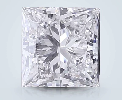 4.07ct D VVS2 Rare Carat Ideal Cut Princess Lab Grown Diamond