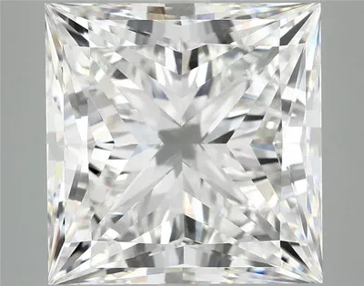 8.29ct E VVS2 Rare Carat Ideal Cut Princess Lab Grown Diamond