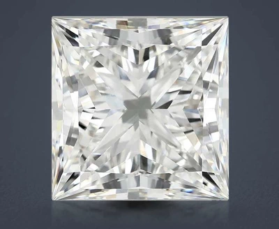 8.29ct E VVS2 Rare Carat Ideal Cut Princess Lab Grown Diamond