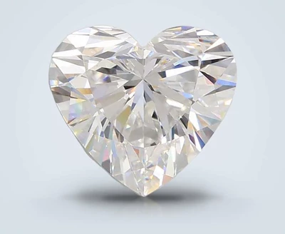 4.44ct D VS1 Rare Carat Ideal Cut Heart Lab Grown Diamond