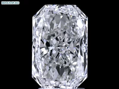 3.46ct I SI1 Very Good Cut Radiant Diamond