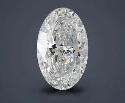 2.02ct D VS1 Rare Carat Ideal Cut Oval Lab Grown Diamond
