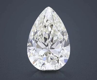 3.04ct J VVS2 Rare Carat Ideal Cut Pear Diamond